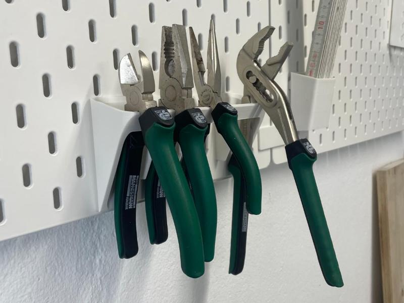 Ikea Skadis Pliers Holder - No Support