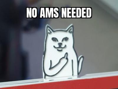 NEW Rude Kitty Book Mark NO AMS NEEDED