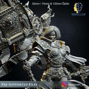 Battle Sister Superior 35mm/ 75mm & 120mm- Collector's edition