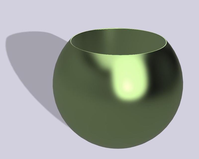 Round-Flowerpot / Runder Blumentopf