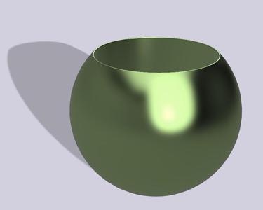 Round-Flowerpot / Runder Blumentopf