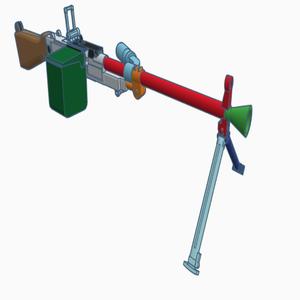 UK vz. 59  (model 1/4) universal machine gun