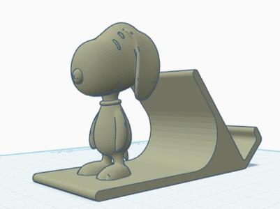 Snoopy phone stand