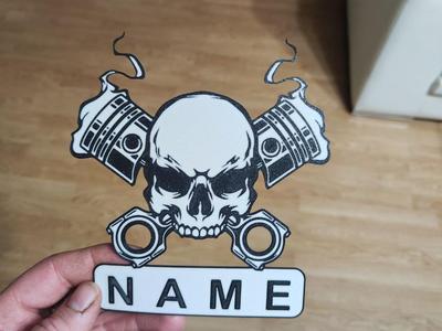 skull pistons-your name