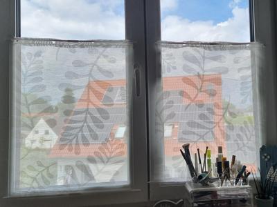 Window curtain rod