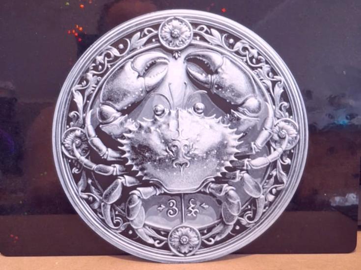 Cancer - Zodiac sign - Hueforge - 2 colours