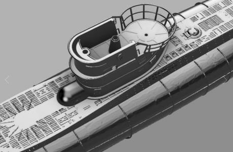 The Boat - RC U-boat Type VII C Hull 1:48