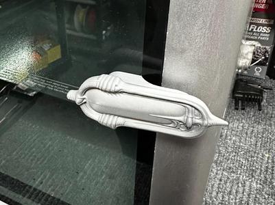 H.R. Giger style X1 P1 Door handle - stock screws