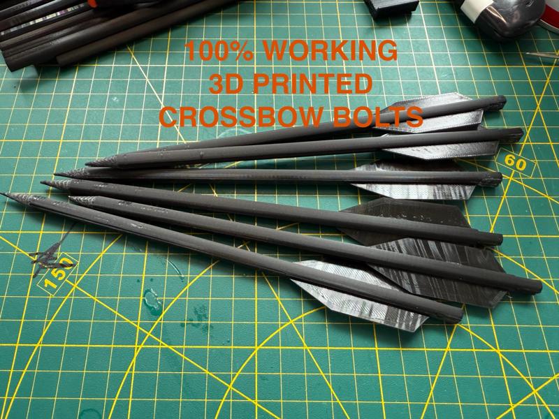 Crossbow Bolt 215mm D7.4mm