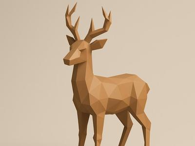 Low Poly Deer