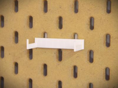 IKEA pegboard hanger, NS, Nintendo, Mario, racing game hanger