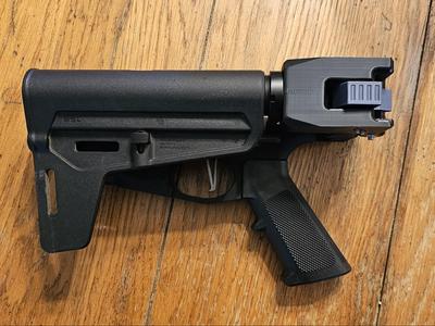 Folding Buffer Tube Adapter for 1913 Rail