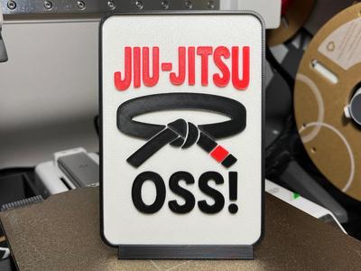Jiu-Jitsu Plaque OSS!