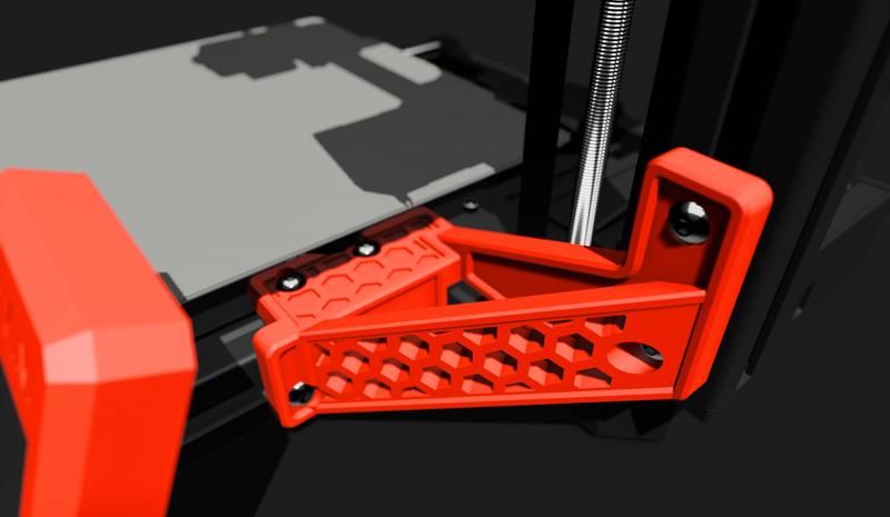 Prusa Mini Z-axis support brace, by MaxT (REMIX)