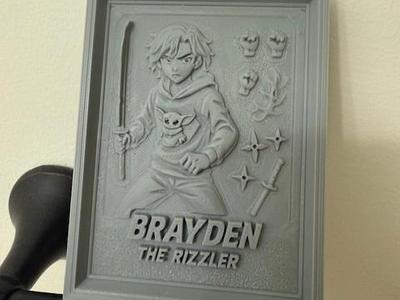 Brayden Rizzler Anime relief