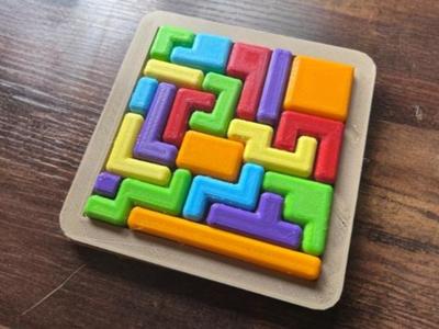 Block Blast 3D Puzzle Game (7 Pieces)