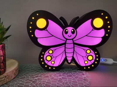 Lightbox Butterfly Lamp 