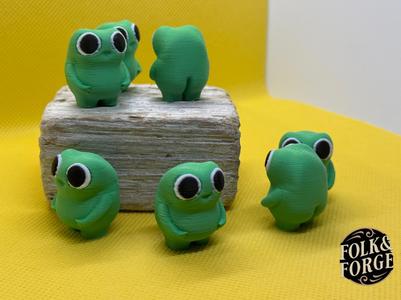 Standing Happy Butt Frog