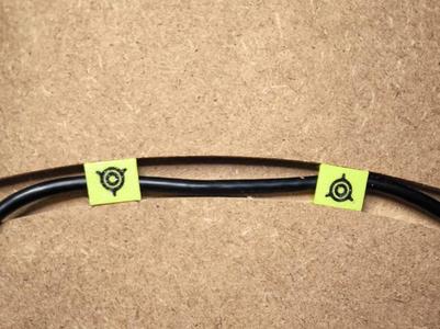 Cable guide clips for the autodarts backboard