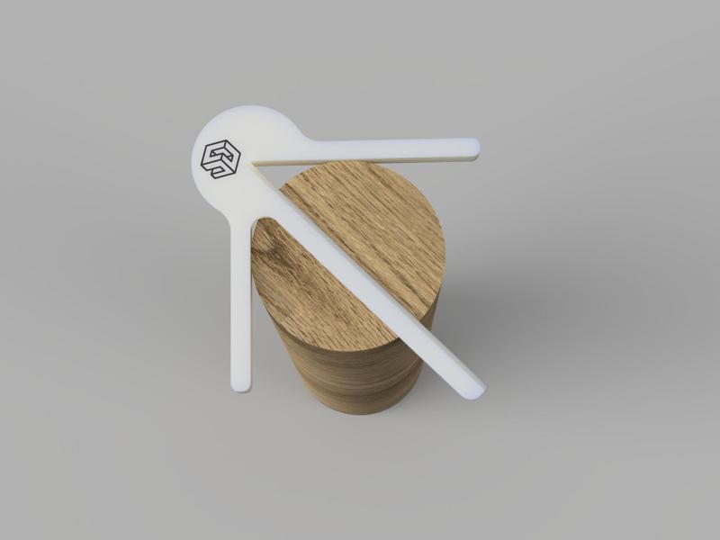 Roundwood Center Finder Centering Aid Workpieces