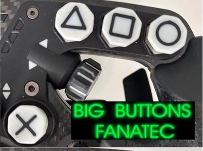 Bigger Buttons Fanatec Buttoncap Big Playstation