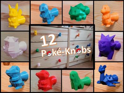 Low-Poly Pokemons - A Door Knob Collection