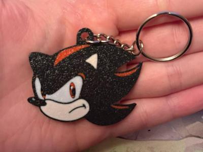 Shadow the Hedgehog Magnet/Keychain