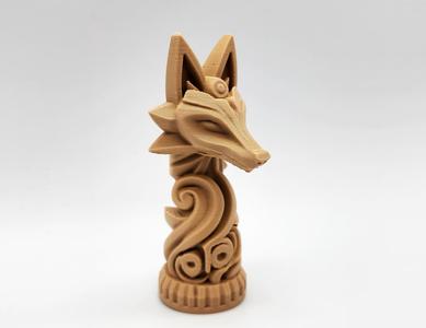 Fox Head Totem