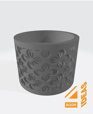 Succulent Planter Japanese Style - Flower/Hanabishi V1