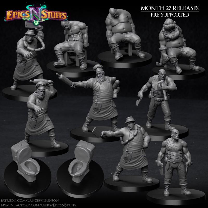 Epics 'N' Stuffs Month 27 Releases - pre-supported
