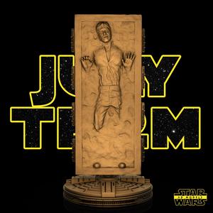 Han Solo On Carbonite Sculpture  - Tested and Ready for 3D