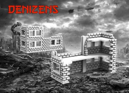 Denizens 8mm Pocket Wargame Large Building No1 - Wargames