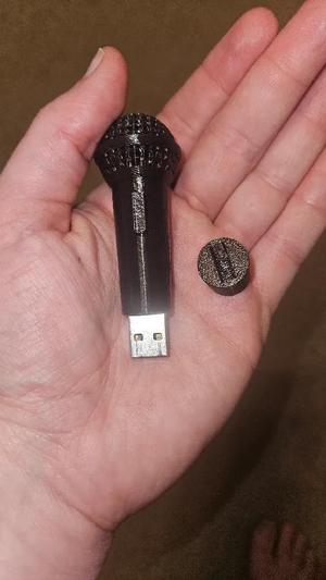 Microphone Case for USB-A Stick   