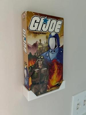 Single VHS Tape Wall Display   