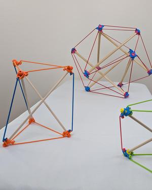 Tensegrity Build System for 1/4" Dowels (snowman 1.1.5)