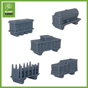Train Set - Ticket to Ride - Board Game Component Set
