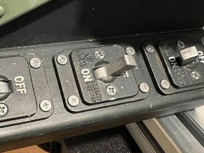 Alternate faceplate for ATK Air Ministry 5c/543 Switch 