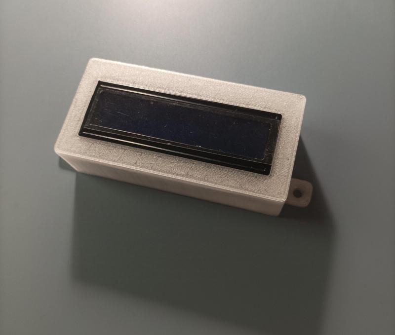 LCD display hangable case