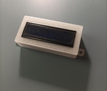 LCD display hangable case