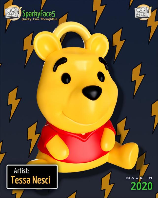 Pooh Bear Ornament - Support Free