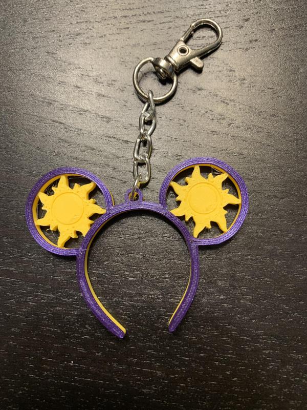 Lost Sun mini ear keychain