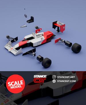 McLaren MP4/4 | SCALED | Scale model kit car