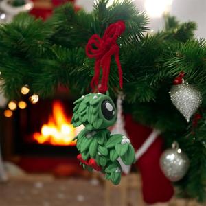 Hangable Mistletoe Turtle