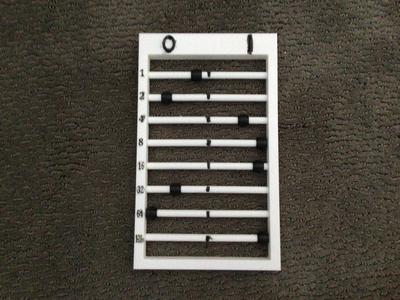1 Byte Binary Abacus