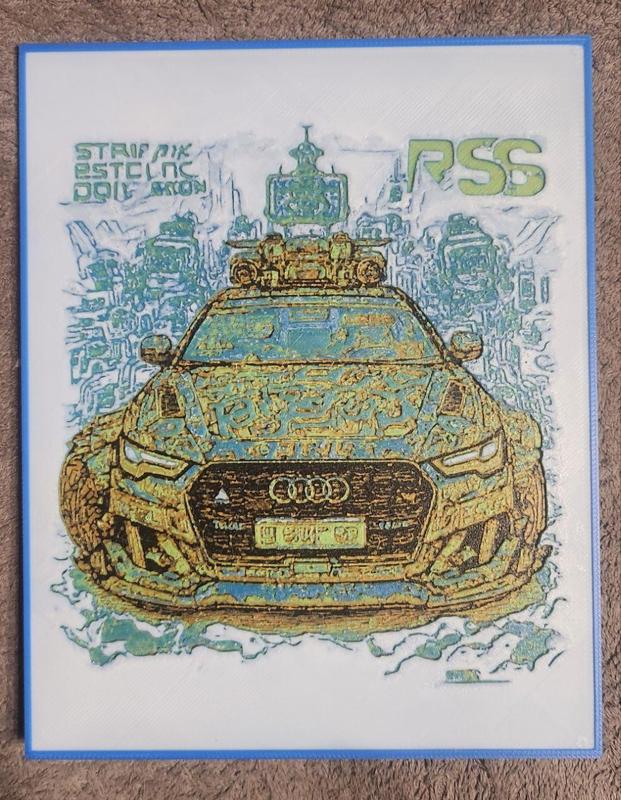 Audi RS6 Cyberpunk - HueForge
