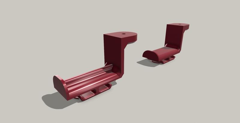 Desk Headphone mount with/without foam notch