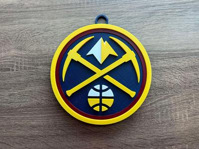 Denver Nuggets Oversized Necklace, Pendant