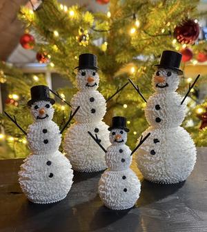 Christmas Snowman / String-Art Snowman / Modular