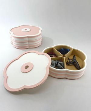Ume L50 Stacking Containers Bathroom Organizers Cherry Blossoms