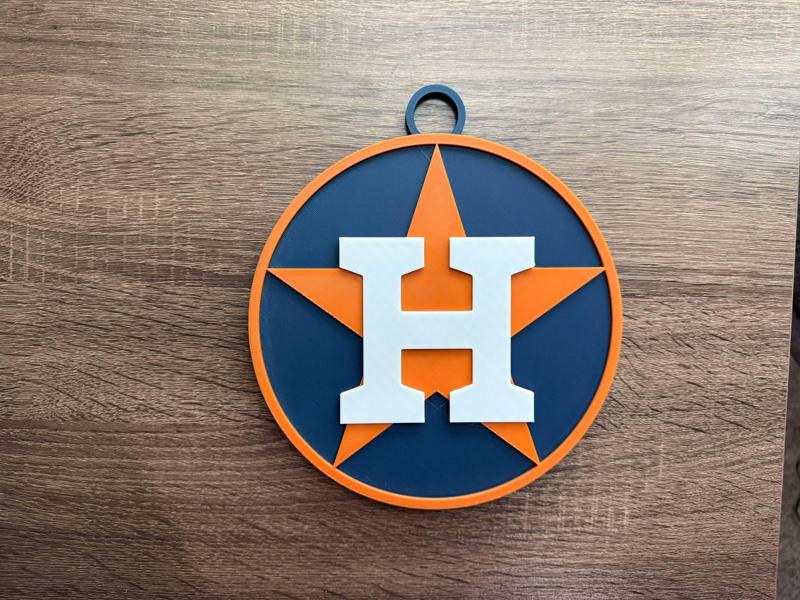 Houston Astros Oversized Necklace, Pendant